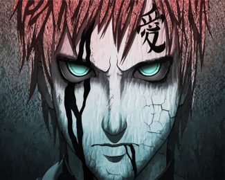 aesthetic Gaara anime diamond painting