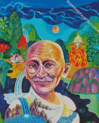 aesthetic Gandhi art diamond paintings