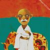 aesthetic Gandhi diamond paintings