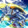 aesthetic Garurumon diamond painting