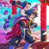 aesthetic Giyu Tomioka kimetsu no yaiba diamond painting