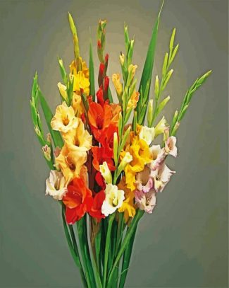 aesthetic Gladiolus diamond painting