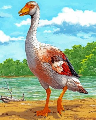 aesthetic Goose illustration diamond paintings