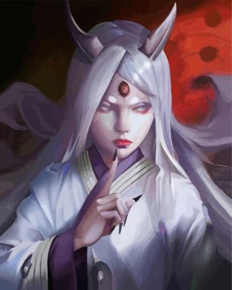 aesthetic Kaguya Ōtsutsuki diamond painting