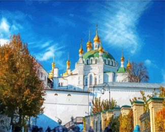 aesthetic Kiev Pechersk Lavra diamond painting