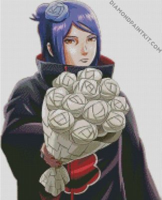 aesthetic Konan naruto anime diamond paintings