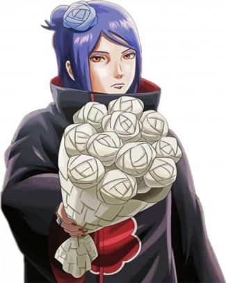 aesthetic Konan naruto anime diamond painting