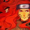 aesthetic Kushina Uzumaki naruto anime diamond painting