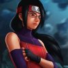 aesthetic Sarada Uchiha from anruto diamond painting