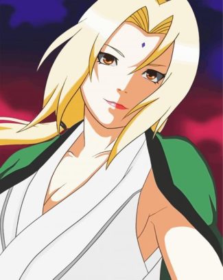 aesthetic Tsunade anime diamond painting