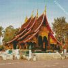 aesthetic Wat Xiengthong diamond paintings