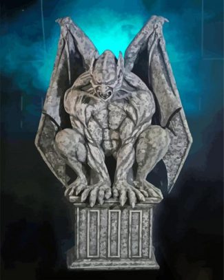 aesthetic gargoyle diamond painting