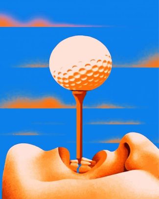 aesthetic golf diamond paintings