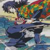 aesthetic kimetsu no yaiba character giyu diamond paintings