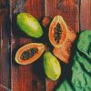 aesthetic papaya fruit diamond paintings