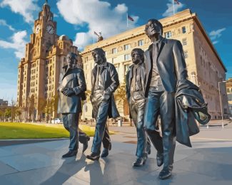 beatles liverpool diamond painting