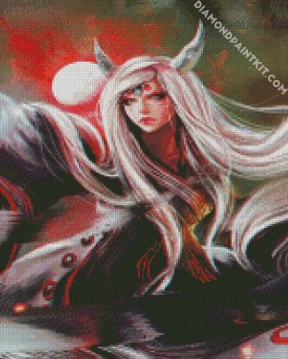 beautiful Kaguya Ōtsutsuki diamond paintings