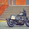 black Harley motorcycle diamond paintings