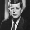 black and white John F Kennedy diamond paintings