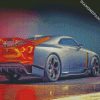 black gtr car diamond paintings