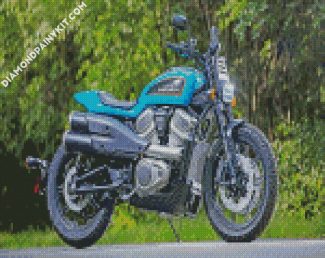 blue Harley diamond paintings