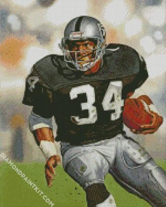 bo jackson raiders Player diamond paintings