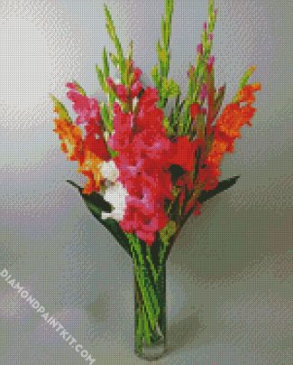 bouquet of Gladiola diamond paintings