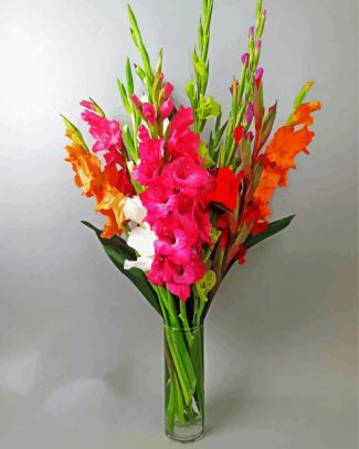 bouquet of Gladiola diamond painting