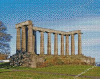 calton hill Edinburgh diamond paintings