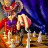 ciel phantomhive playing chess diamond paintings