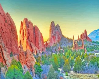 colorado Garden Of The Gods diamond painting