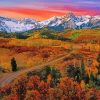 colorado Snowy Mountains diamond painting