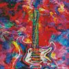 colorful guitar diamond paintings