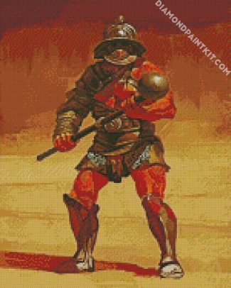 cool Gladiator man diamond paintings