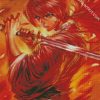 cool Kenshin Himura diamond paintings