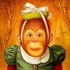 cute female monkey diamond paintings