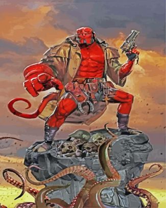 dangerous Hellboy diamond paintiings