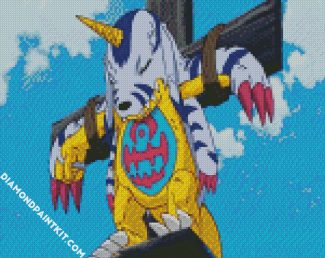 digimon agumon manga anime diamond paintings