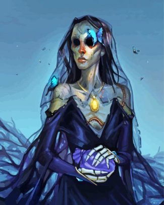 female lich diamond painting