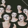 female mime clowns diamond paintings