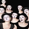 female mime clowns diamond painting