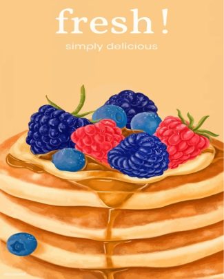 fresh pancakes diamond paintings