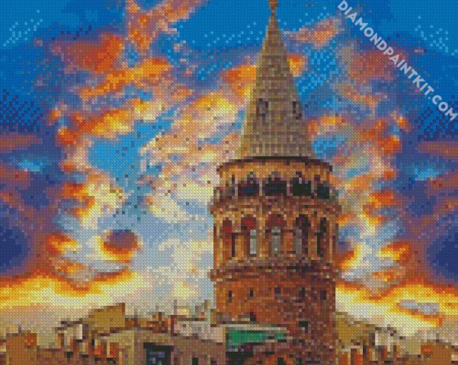 galata tower diamond paintings