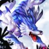 garurumon digimon diamond painting