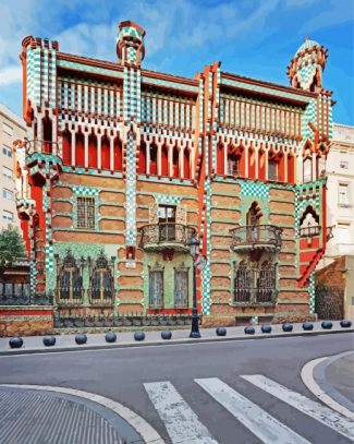 gaudi Casa Vicens diamond painting