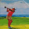 golfer woman diamond paintings