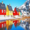 greenland houses diamond paintings