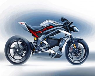 grey Motorcycle diamond paintings