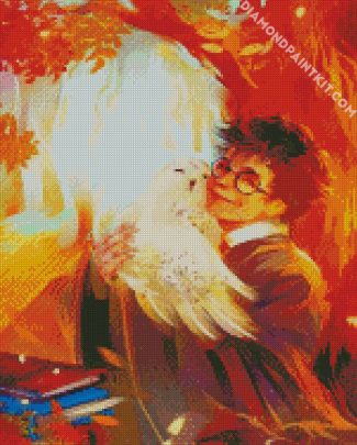 harry potter and hedwig diamond paintiing