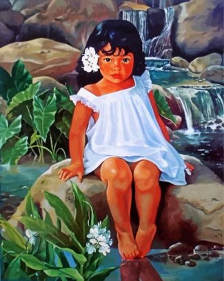 hawaiian girl diamond paintings